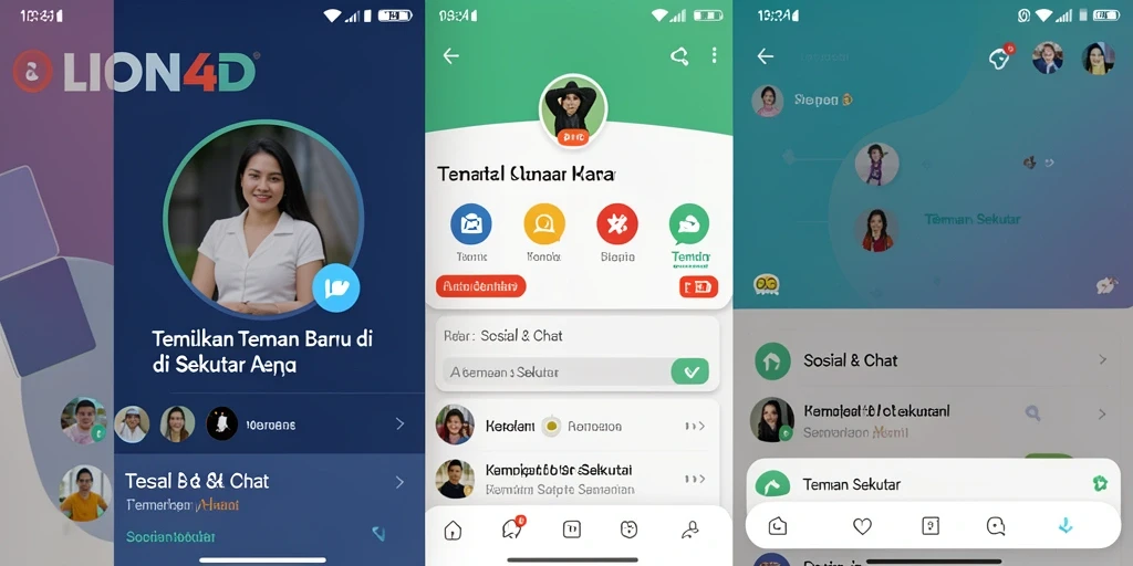 Tampilan antarmuka LION4D yang bersahabat dan modern.