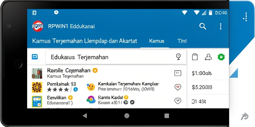 Antarmuka sederhana dan mudah digunakan dari aplikasi RPWIN1.