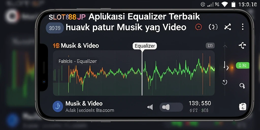 Screenshot antarmuka SLOT88JP menampilkan pengaturan Equalizer yang menarik.