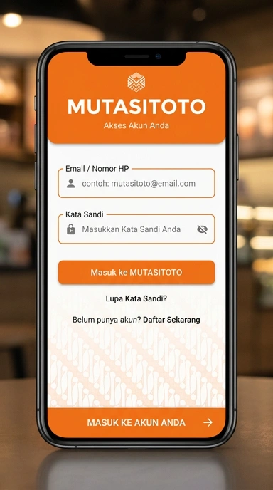 Cara Mudah Masuk Akun mutasitoto untuk Pengguna Android